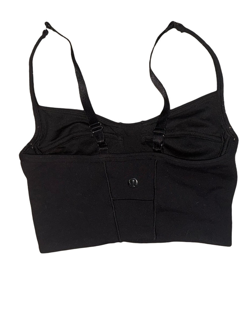 Lululemon Core Set Bra size 2 in black with black logo